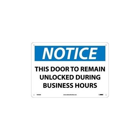 Nmc NOTICE, THIS DOOR TO REMAIN, N348P N348P